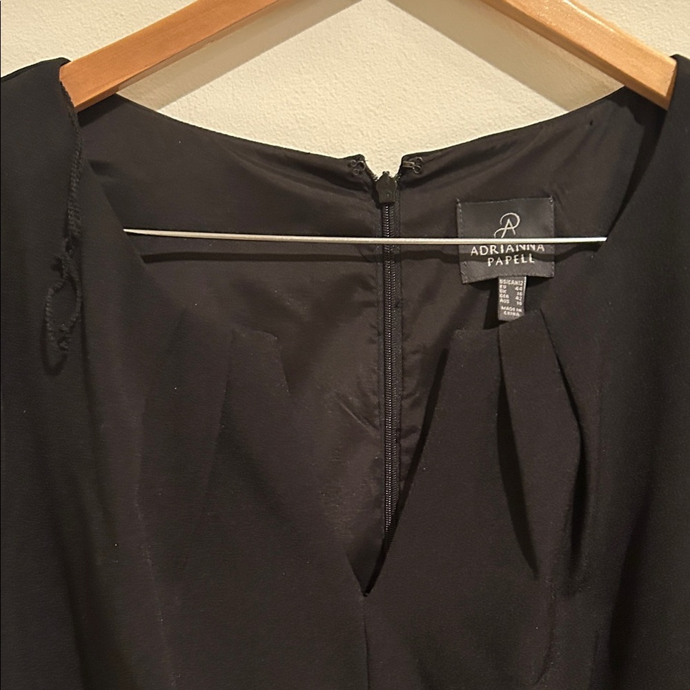 NWT Adrianna Papell Elegant Black Dress size 12 - Picture 6 of 8